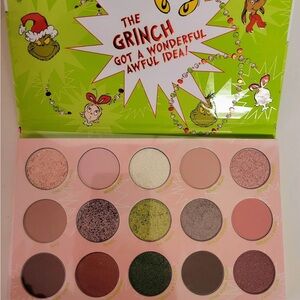 Colourpop x How the Grinch Stole Christmas 15 Pan Eyeshadow Makeup Palette NEW